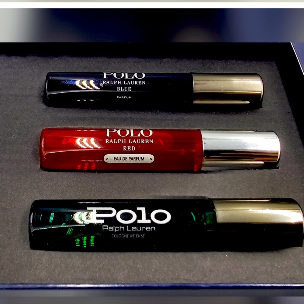 Ralph Lauren World of Polo Men's Travel Spray Trio Set - 3ct
